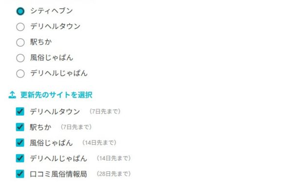 出勤情報を各媒体へ自動反映